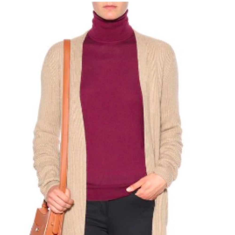 Baby cashmere deep red Loro Piana sweater